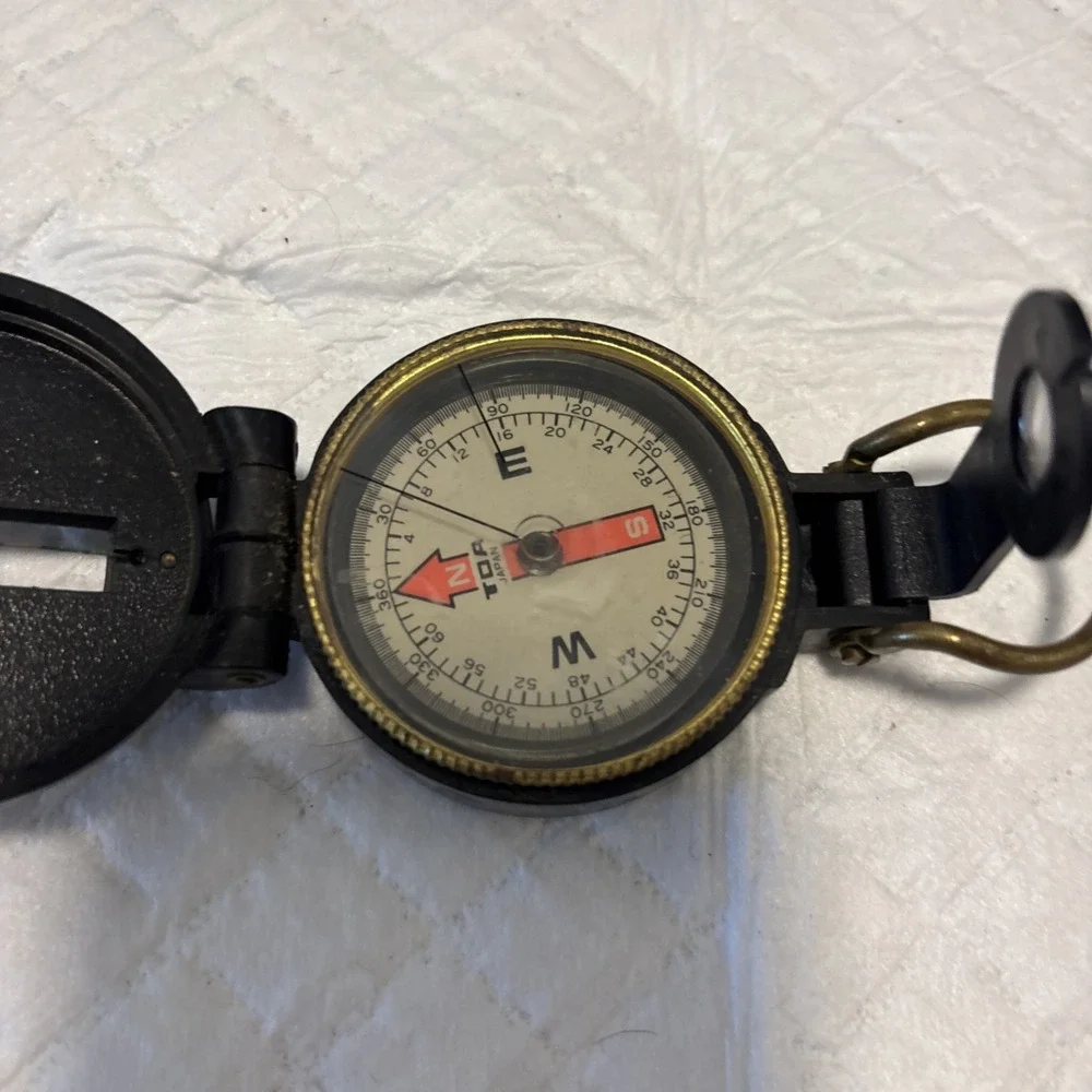 VINTAGE ENGINEER DIRECTIONAL‎ TOA COMPASS MADE IN JAPAN